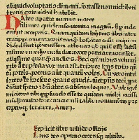 The explicit of Cicero's De oficiis printed by Ulrich Zell at Cologne ca 1645. Click to view larger.